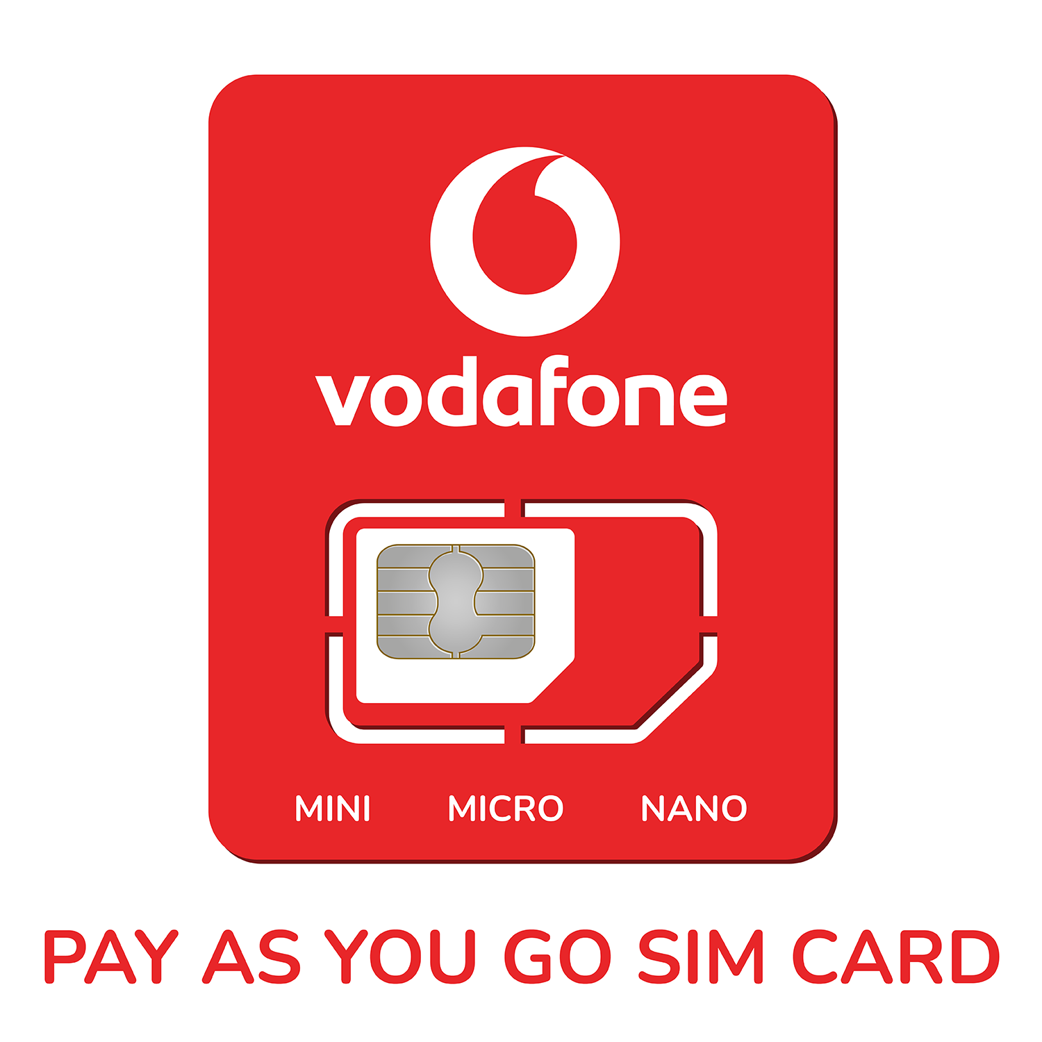 Vodafone Sim Card 07347 64 0052
