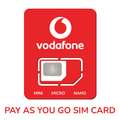 Vodafone Sim Card 07347 64 0098